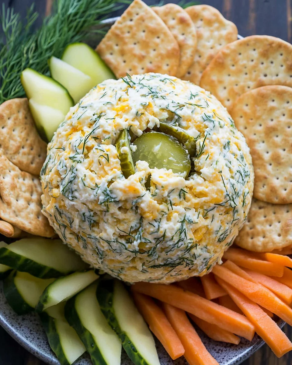 Dill Pickle Cheese Ball Recipe