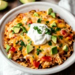 Easy Chicken Burrito Casserole