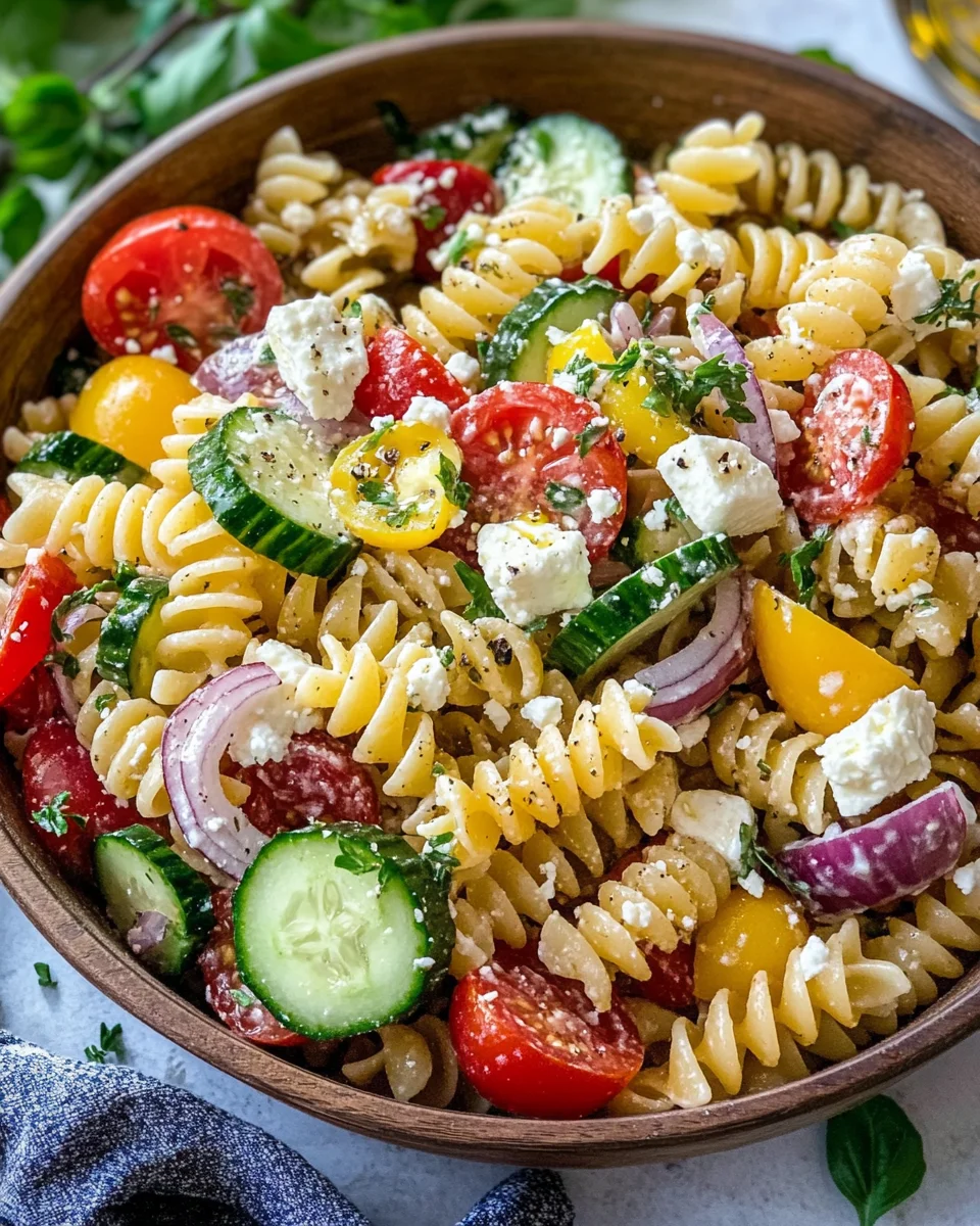 Easy Greek Pasta Salad 19 Easy