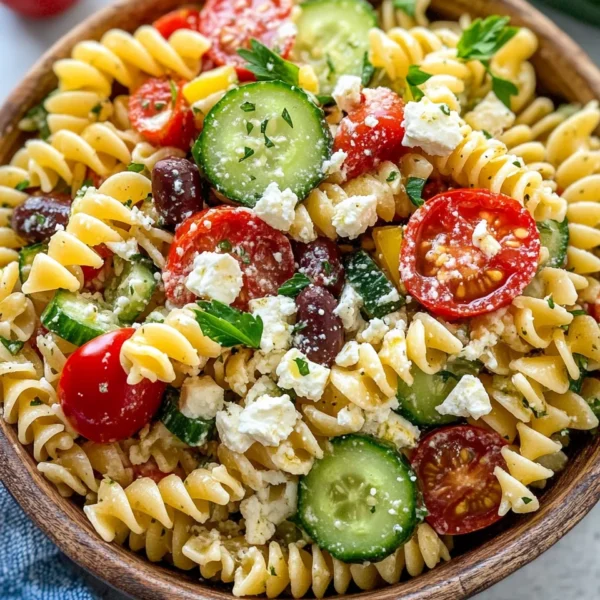 Easy Greek Pasta Salad