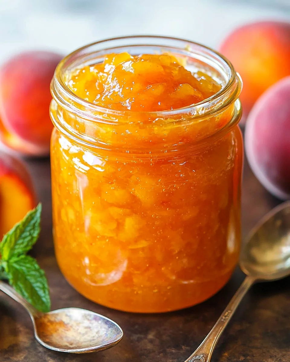 Easy Homemade Peach Jam Recipe (No Pectin)