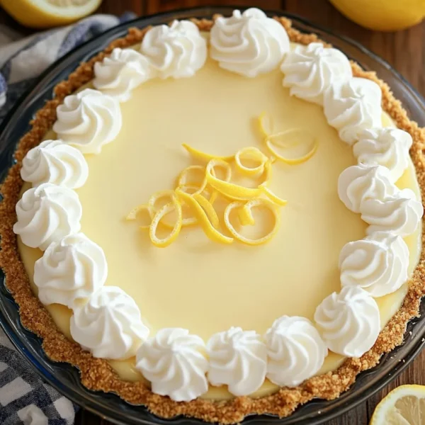 Easy Lemon Cream Pie