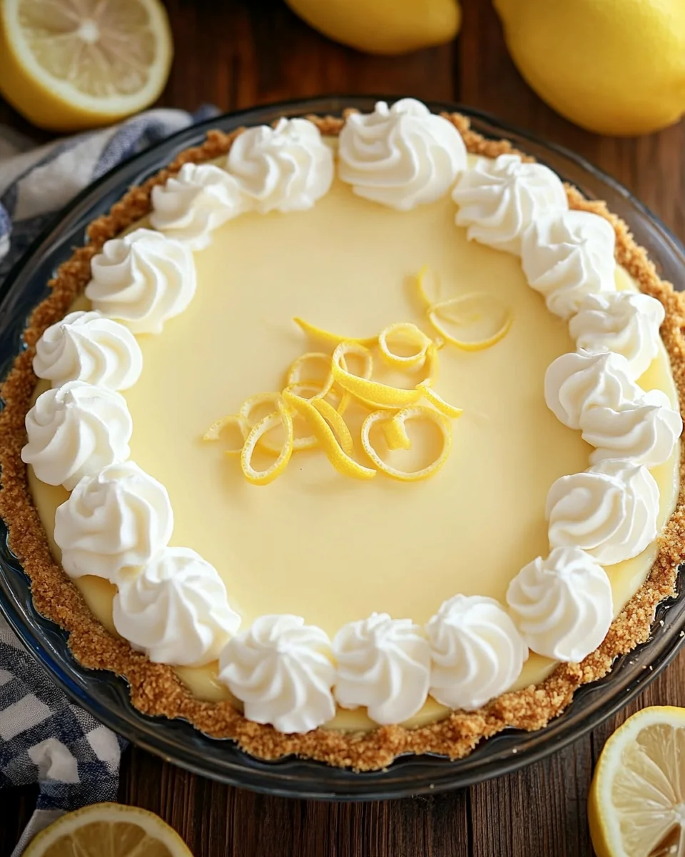 Easy Lemon Cream Pie 20 Easy Lemon Cream Pie