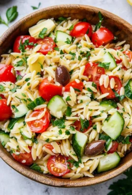 Easy Orzo Pasta Salad