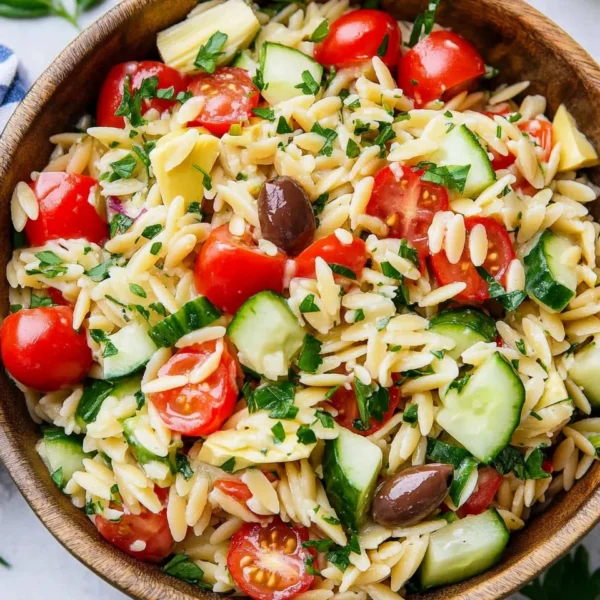 Easy Orzo Pasta Salad