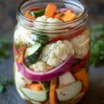 Easy Refrigerator Pickled Vegetables Recipe - Quick & Tangy!