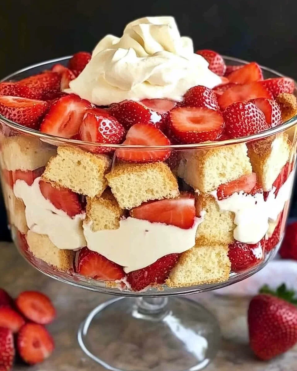 Easy Strawberry Trifle with Pound Cake 20 Easy Strawberry Trifle with Pound Cake