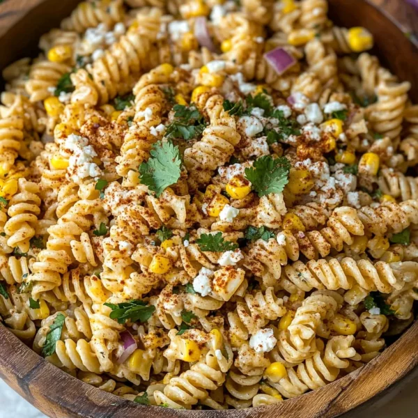 Elote Pasta Salad Recipe (Mexican Street Corn)