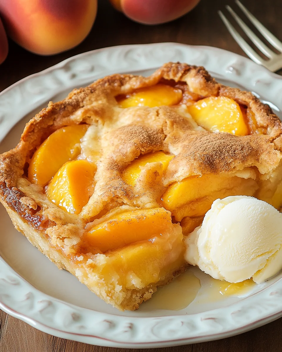 Farm Fresh Peach Cobbler