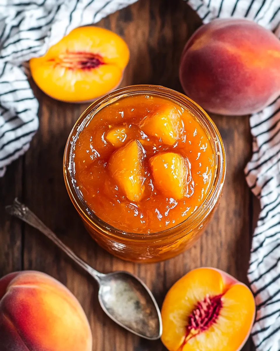 French Peach Jam Recipe