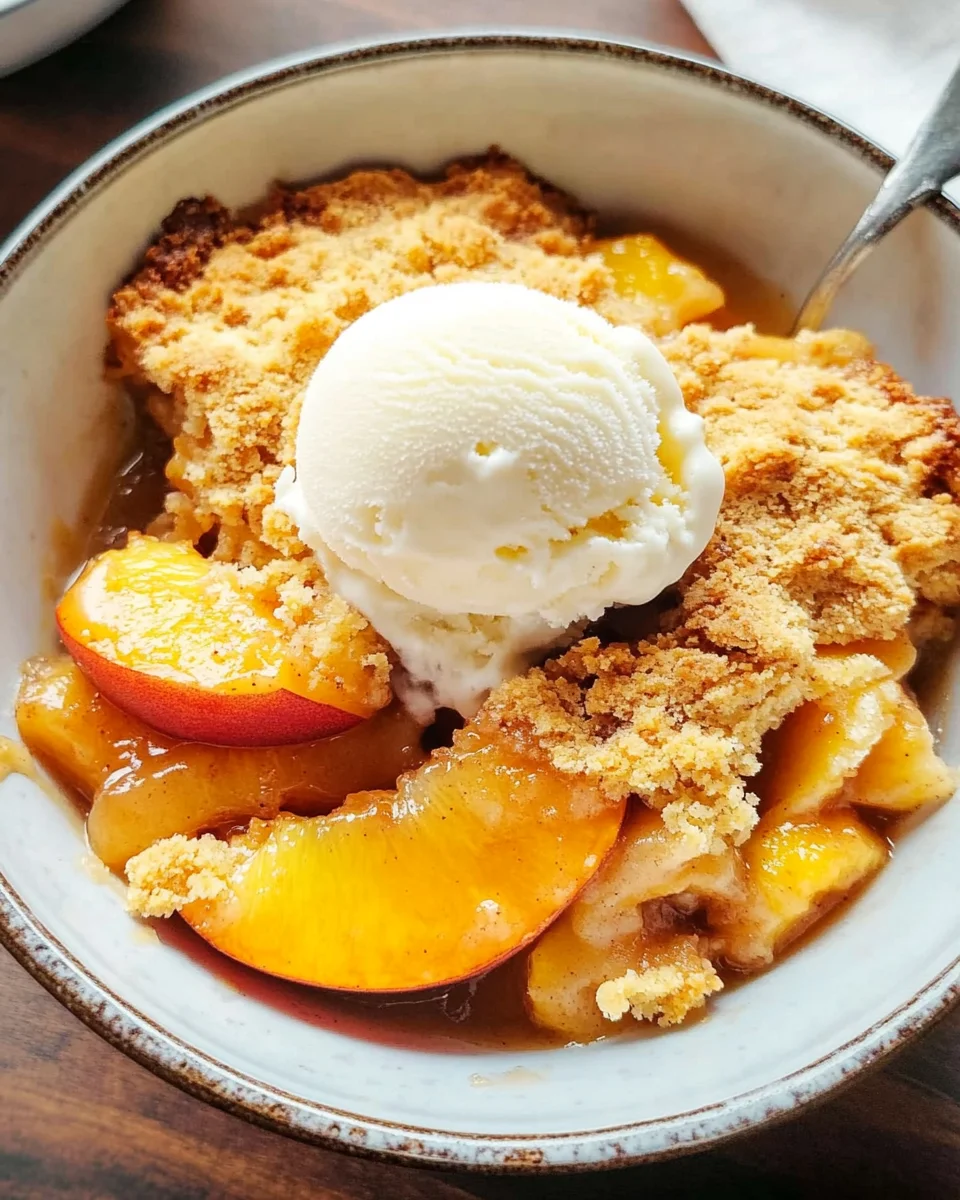 Fresh Peach Cobbler