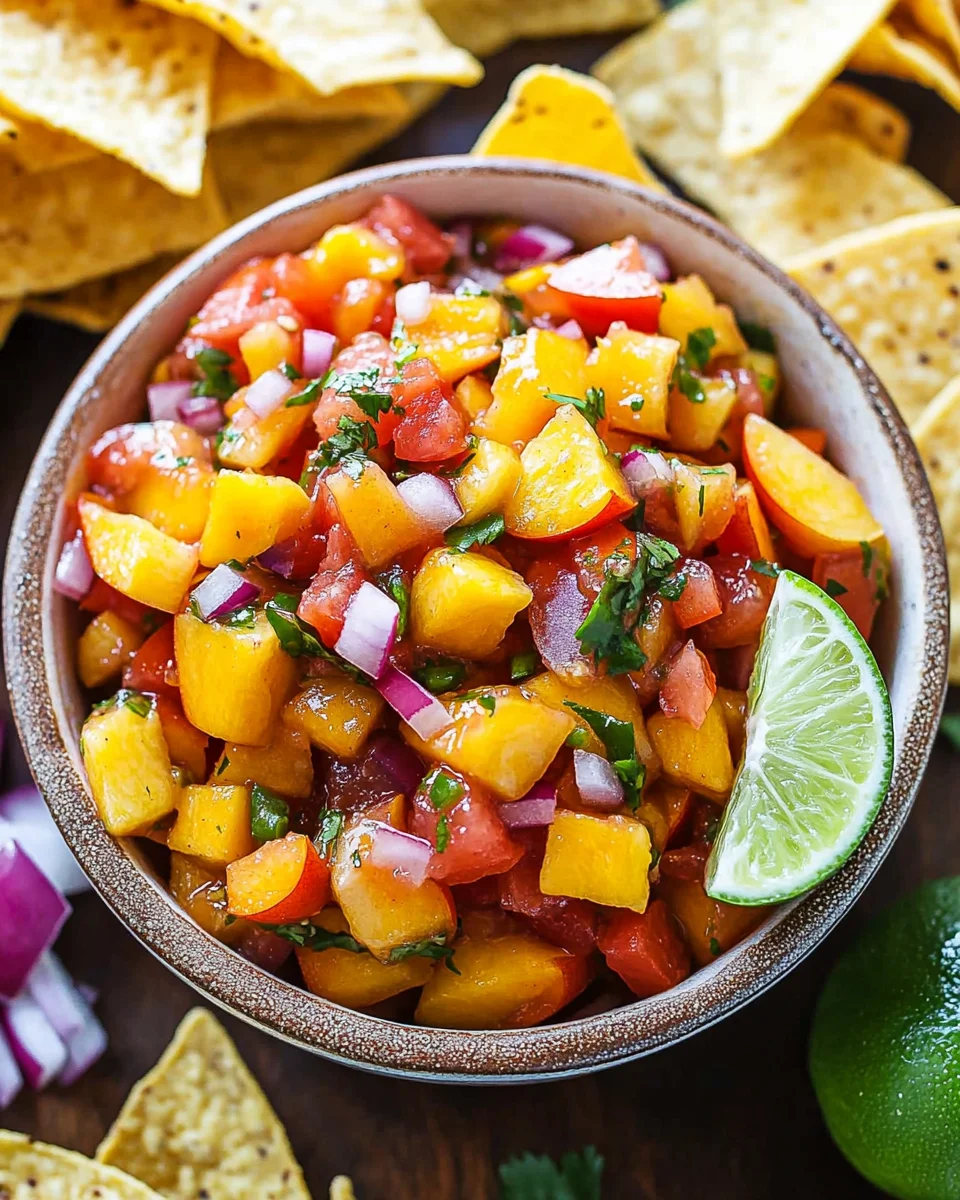 Fresh Peach Salsa