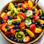 Fruit Salad with Honey Lime Dressing
