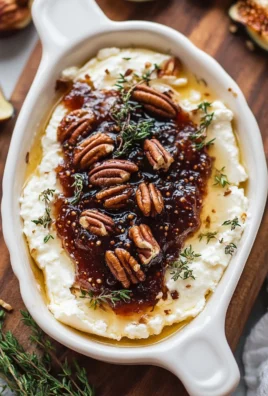 Goat Cheese Appetizer with Fig Jam and Pecans