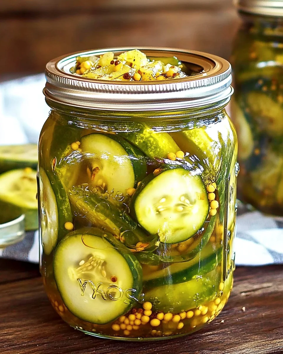 Granny's Bread and Butter Pickles Recipe