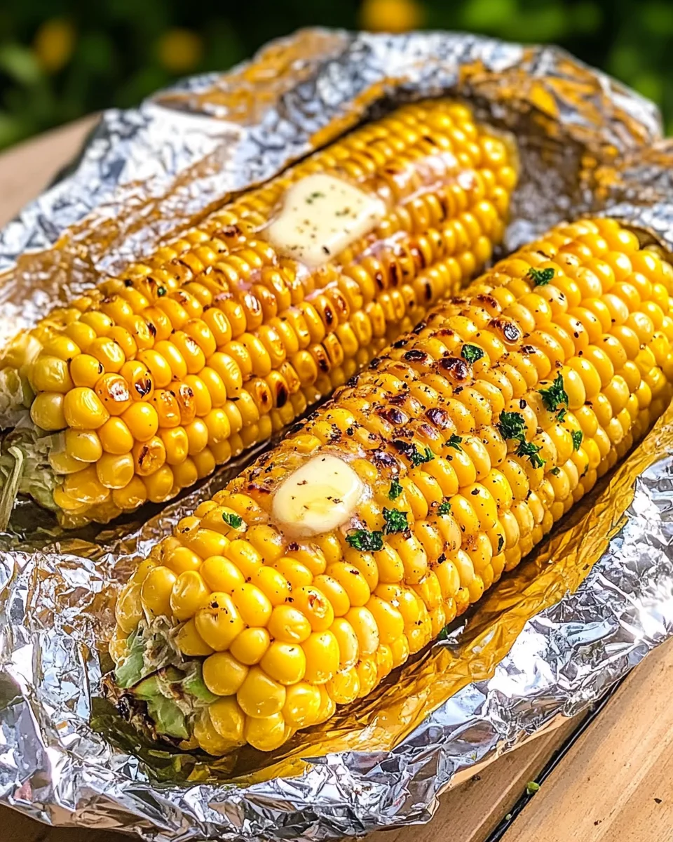 Grilled Corn on the Cob in Foil 18 Grilled