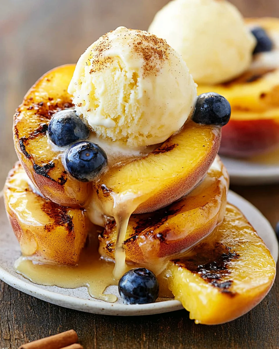 Grilled Peaches 15 Grilled