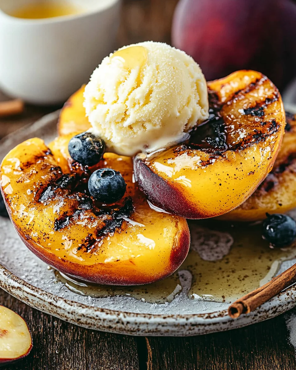 Grilled Peaches