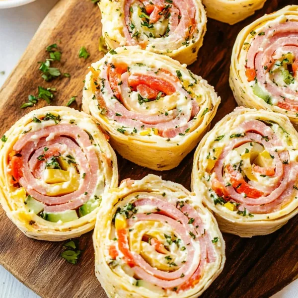 Ham And Turkey Pinwheels