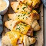 Ham & Cheddar Crescent Roll-Ups