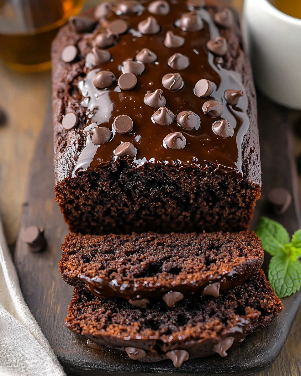 Healthy Chocolate Banana Bread