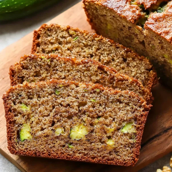 Healthy Zucchini Banana Bread