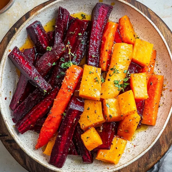 Honey Roasted Beets & Carrots