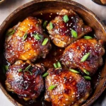 Honey Soy Baked Chicken Thighs