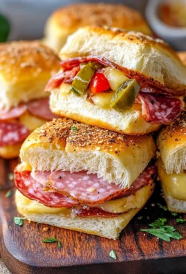 Hot Italian Sub Sliders 26 Hot Italian Sub Sliders