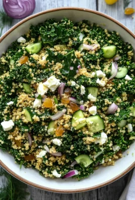 Kale Quinoa Salad - With Lemon Dressing