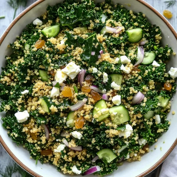Kale Quinoa Salad - With Lemon Dressing