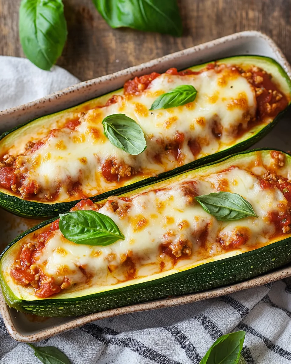 Keto Chicken Parmesan Zucchini Boats (Easy & Healthy!) 19 Keto