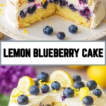 Lemon Blueberry Cake 26 Pinterest Hidden Image