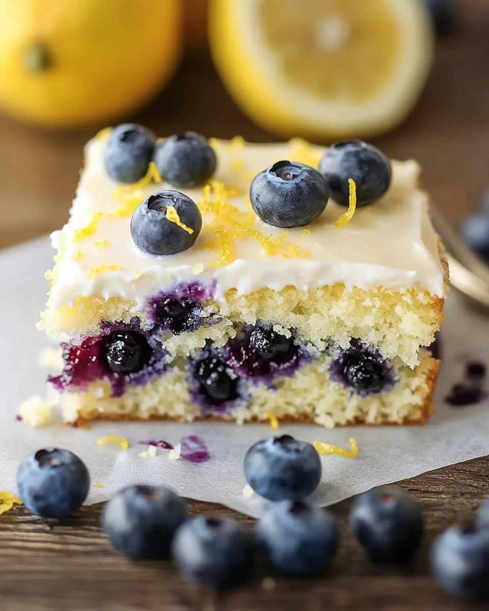 Lemon Blueberry Sheet Cake 26 Lemon Blueberry Sheet Cake
