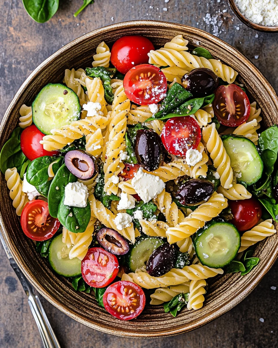 Mediterranean Pasta Salad 23 Mediterranean Pasta Salad