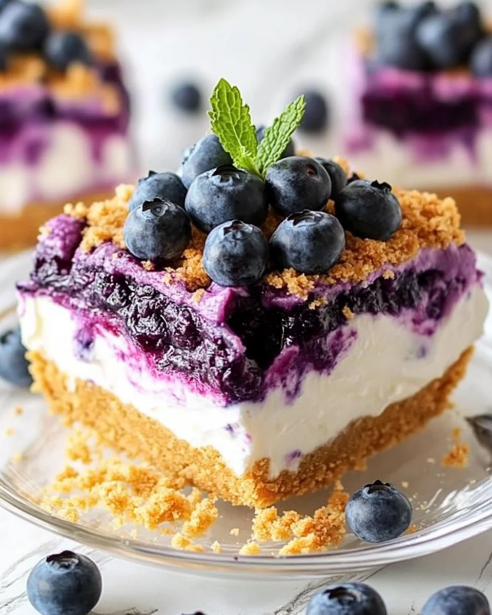 No-Bake Blueberry Yum Yum 19 No-Bake