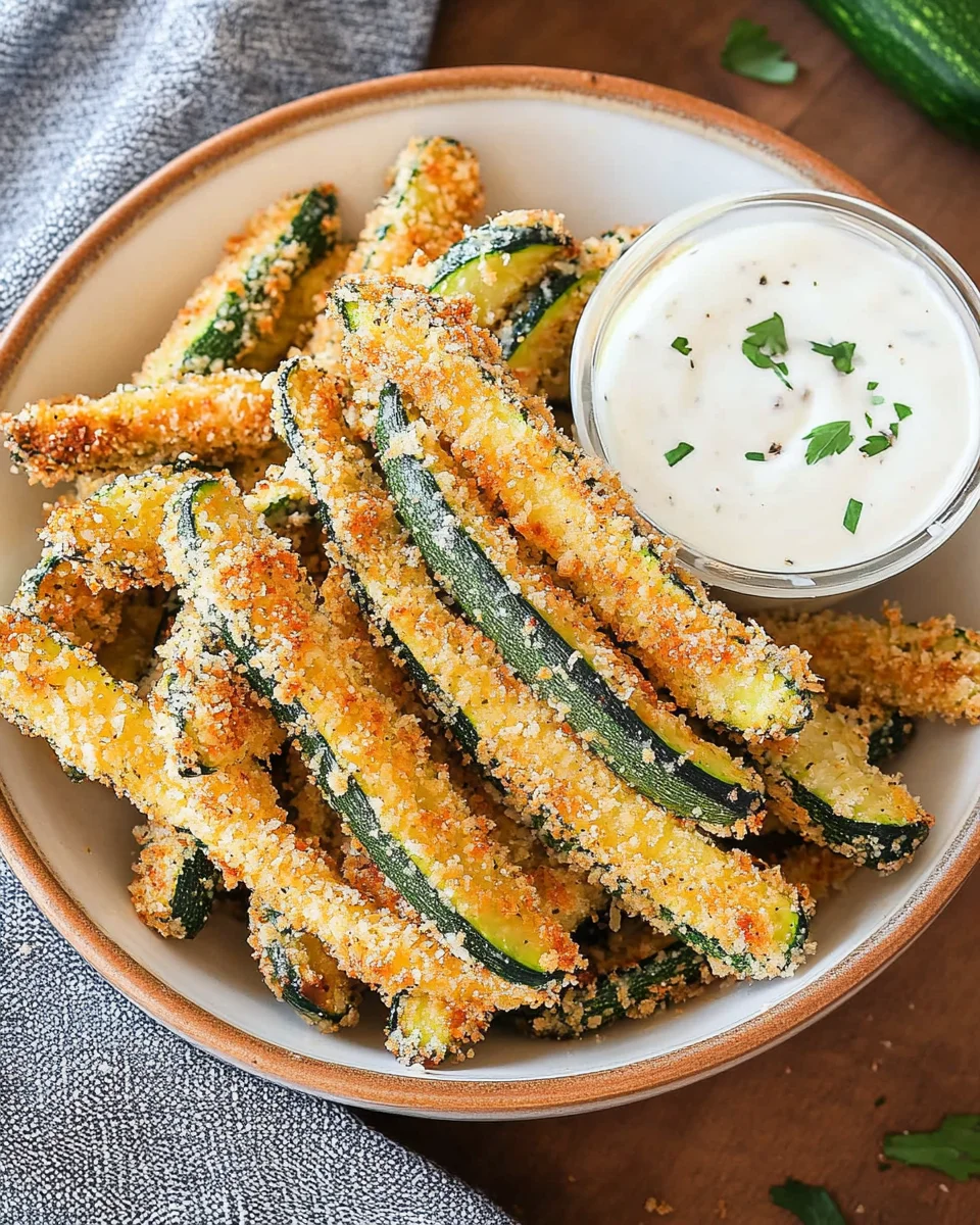 Parmesan Zucchini Fries 18 Parmesan