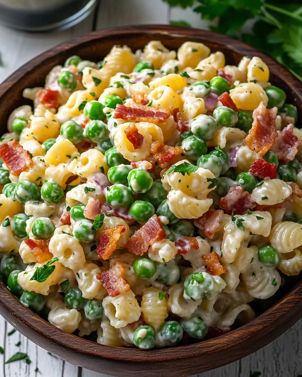 Pea Pasta Salad 19 Pea