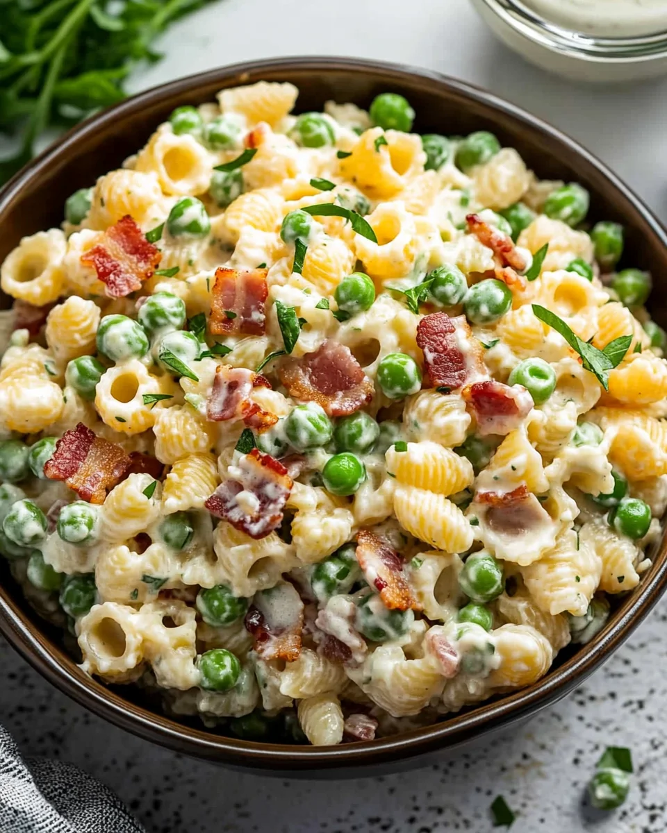 Pea Pasta Salad 22 Pea Pasta Salad