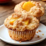 Peach Cobbler Muffins