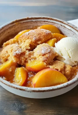 Peach Cobbler with Cake Mix