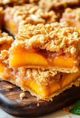 Peach Crumble Bars