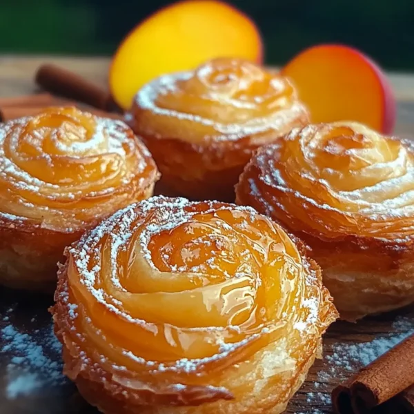 Peach Pie Cruffins Recipe