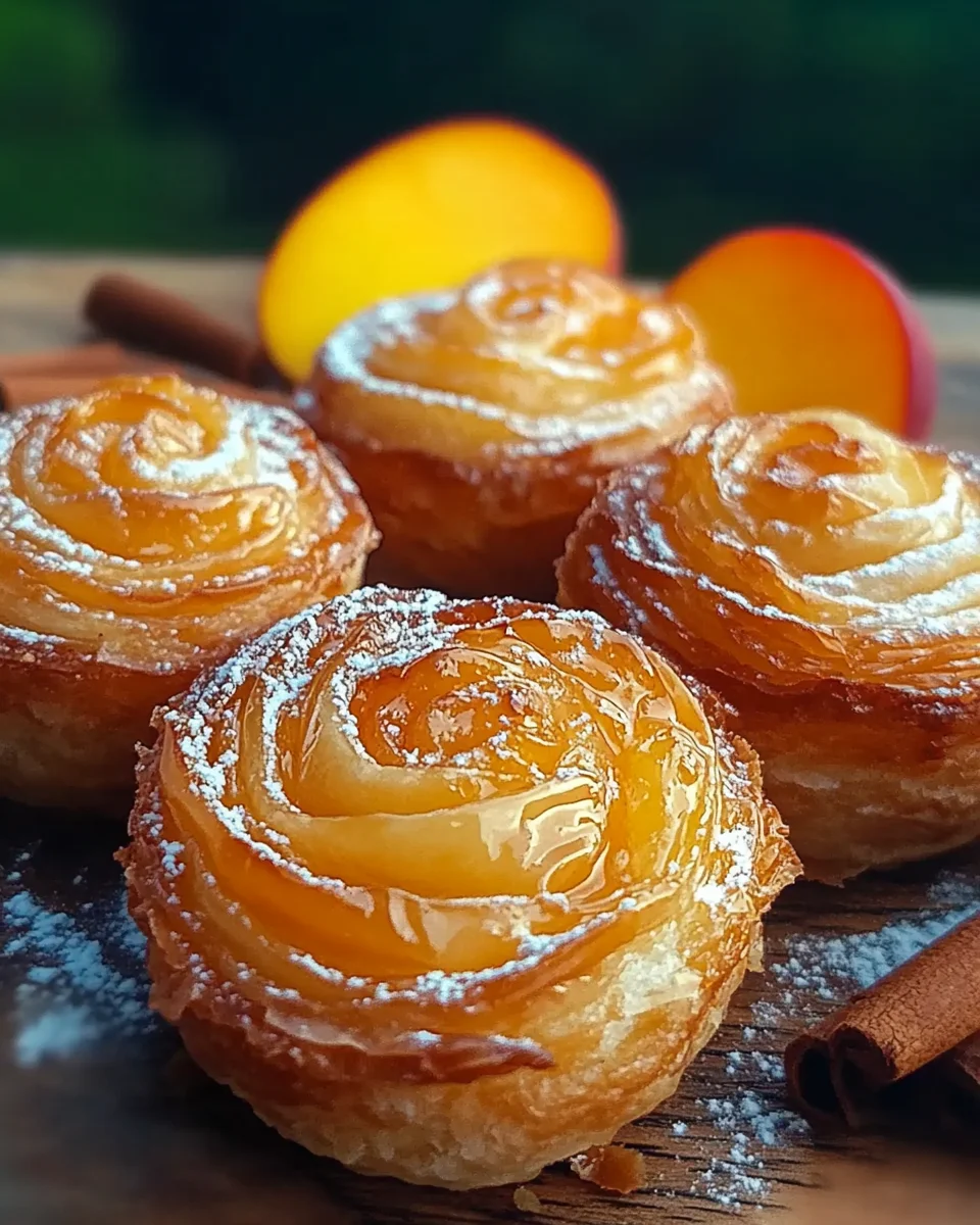 Peach Pie Cruffins Recipe