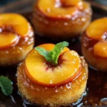 Peach Upside Down Mini Cakes