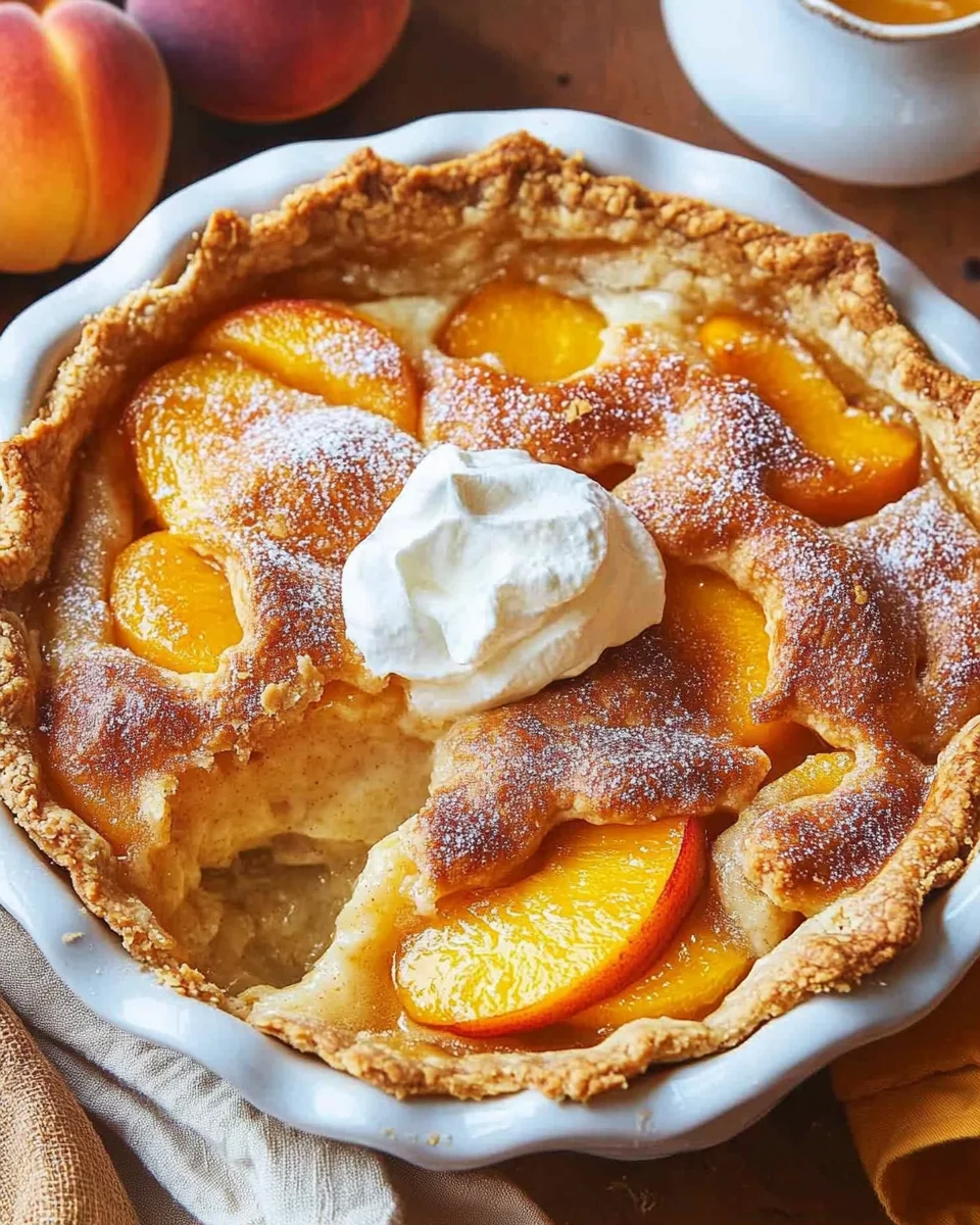 Peaches and Cream Pie