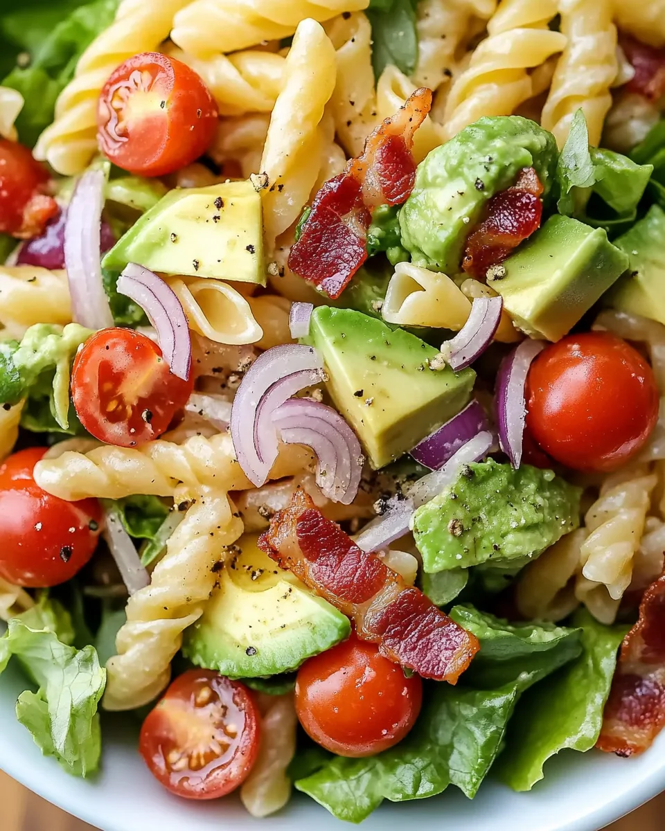 Quick Gluten Free Dairy Free BLT Pasta Salad 22 Quick