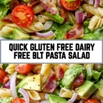 Quick Gluten Free Dairy Free BLT Pasta Salad 20 Pinterest Hidden Image