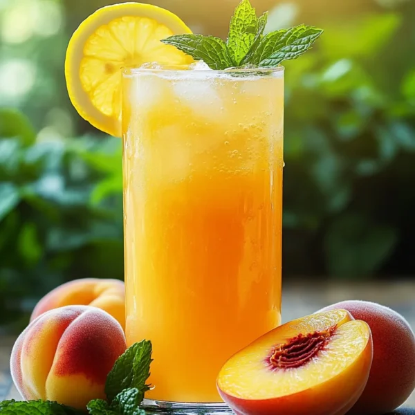 Refreshing Peach Lemonade