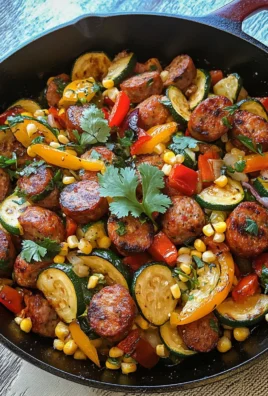 Sausage and Veggies Skillet - 30 Minute, One-Pan Meal
